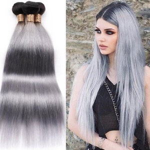 Grey Ombre Extensions -  New Zealand