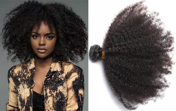 3bundles Brazillian Hair Bundles Afro Kinky Curly Human Hair Etsy