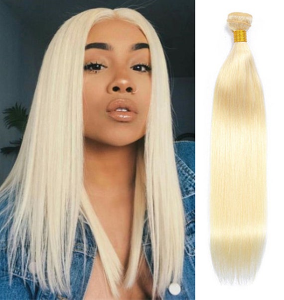 Download 3 Bundles Hair Weaving Blonde Human Hair Bundles 613 Human Etsy