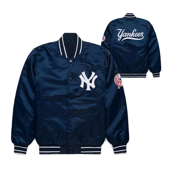 NY Yankees Vintage 90s Athletic Jacket Satin Bomber Style Varsity Jacket Blue New York Yankees Varsity Jacket Letterman Style NY - Etsy NY Yankees Vintage 90s Athletic Jacket Satin Bomber Style Varsity Jacket Blue New York Yankees Varsity Jacket Letterman Style NY - Etsy