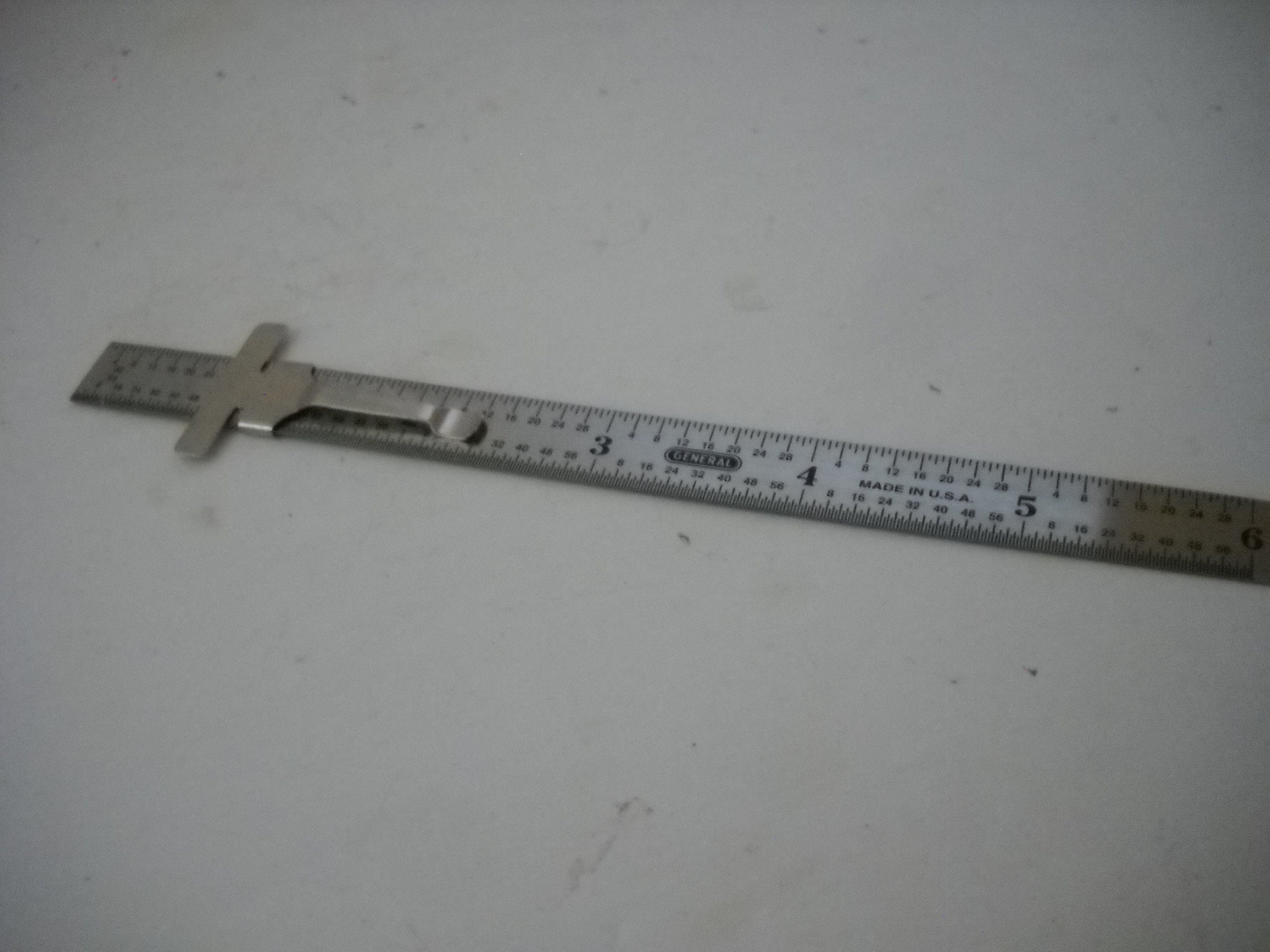 6 Steel Ruler with Conversion Table — BoxoUSA