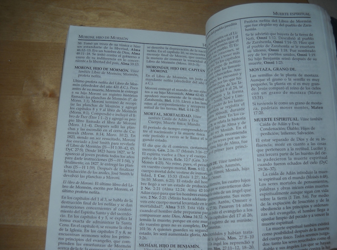 El Libro De Mormon Book of Mormon in Spanish Soft | Etsy