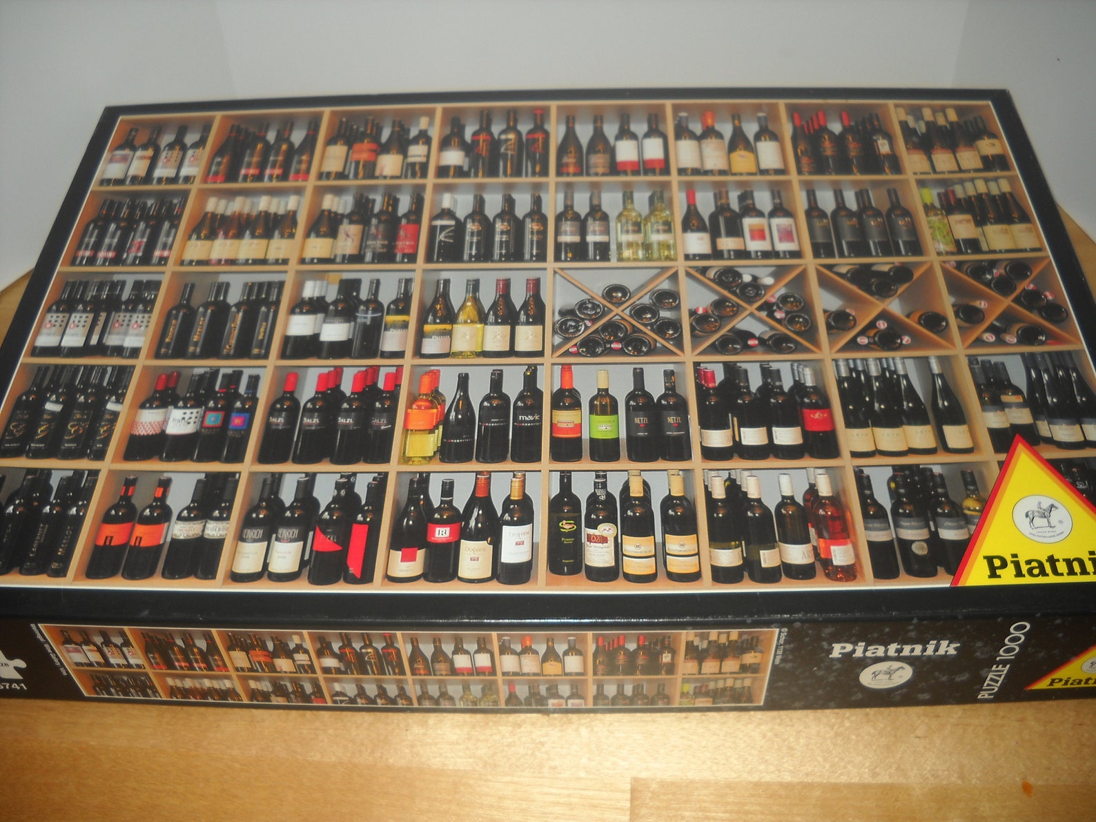 1000 piece jigsaw puzzle Wine Gallery bottles rack Piatnik 26 Etsy