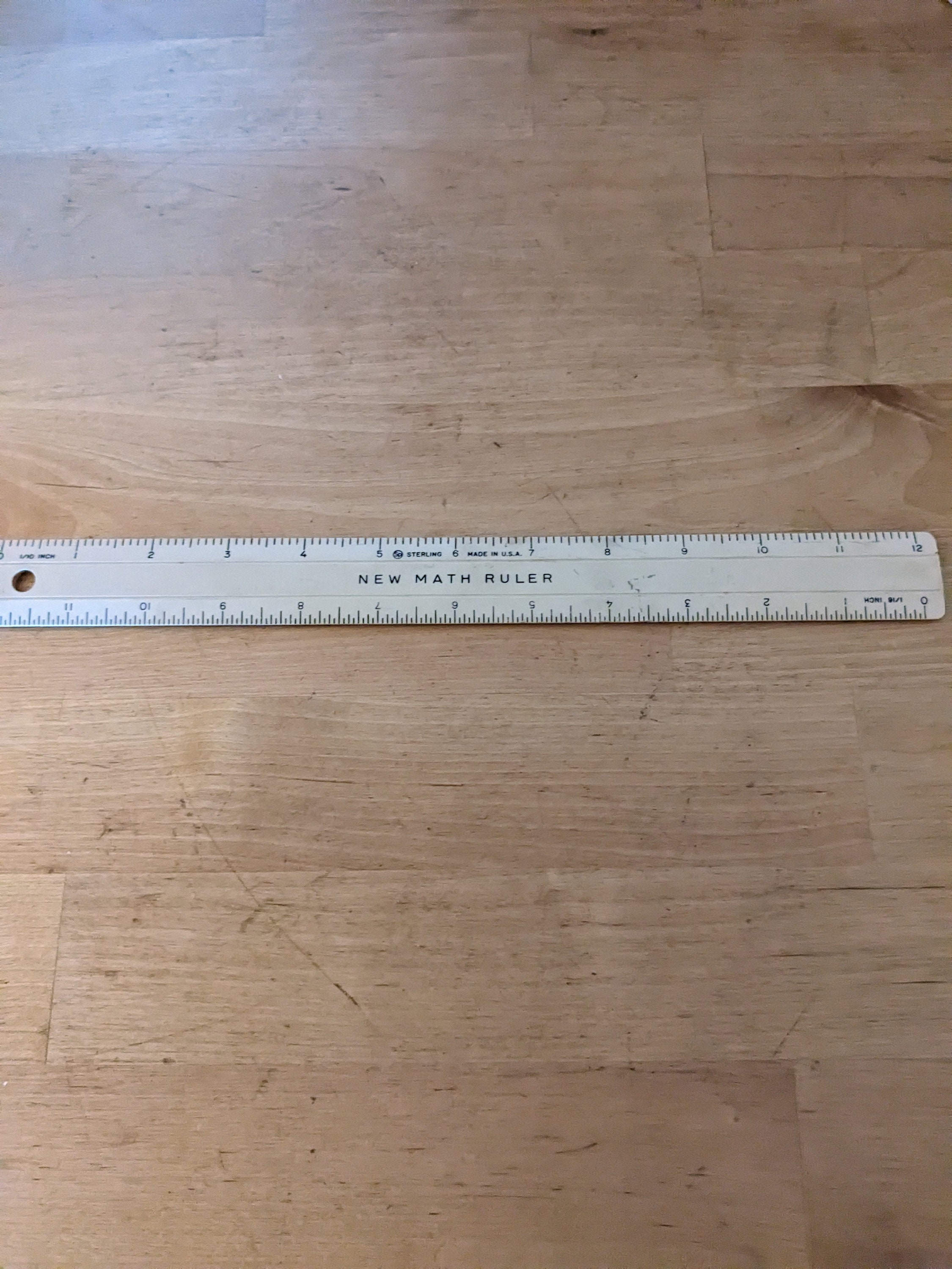 Dritz Super Seamer Ruler Clear Ruler With 1/8 Inch Markings for Sewing,  Quilting, and Crafts 1/4 Inch Thick 