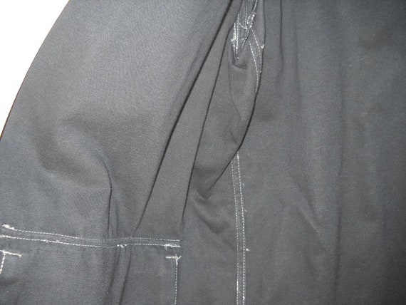 SZ L chest 46 men Gap Premium short car coat woven nylon 5 button closure khaki tan all weather coat length 33