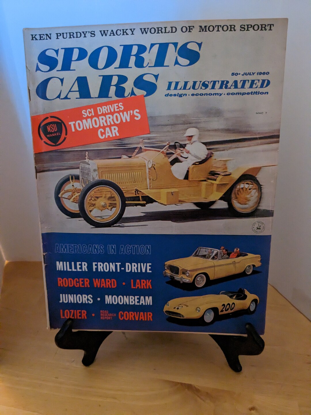 Magazine Sports Car Illustrated July 1960 Ken Purdy Studebaker Lark