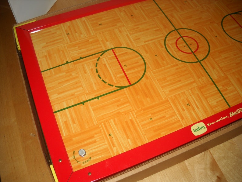 NEW old stock Tudor Tru action Electric Basketball game in box Etsy