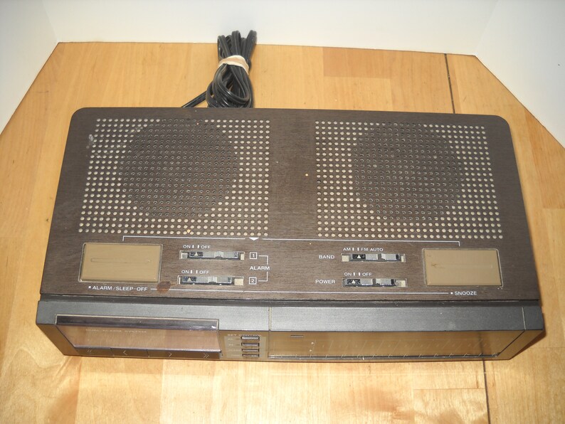 Clock Radio Lloyd's AM FM Stereo Dual Alarm J 369 Works Etsy