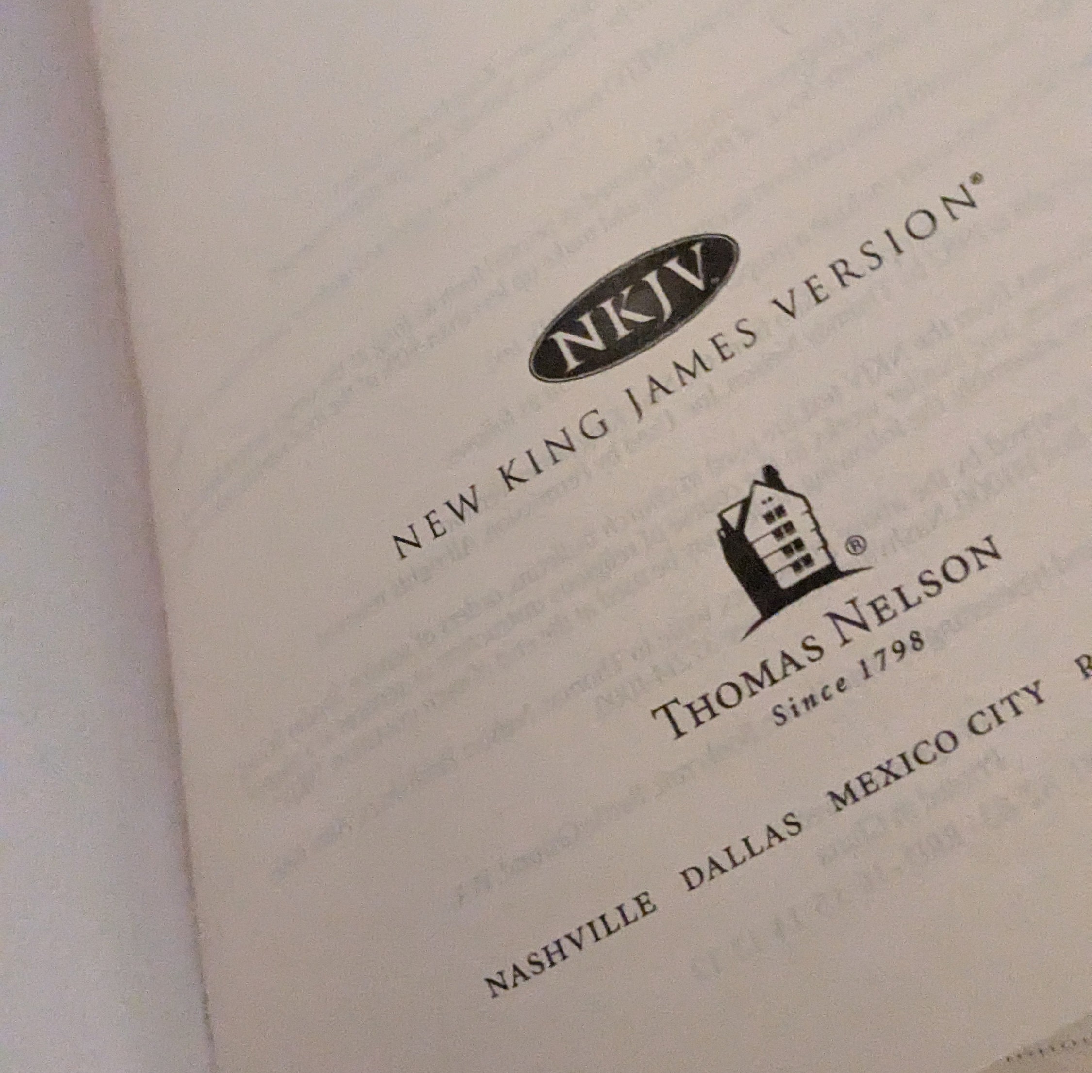 Holy Bible 412 New King James Version Words of Christ in Red Thomas ...