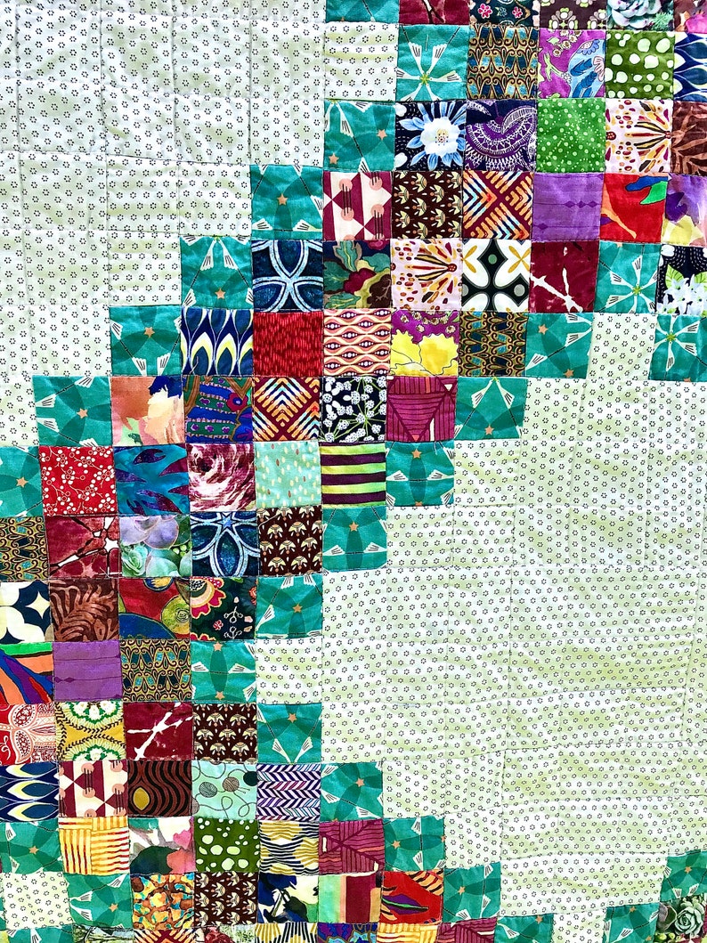 Happy Scrappy Lap Quilt - Etsy