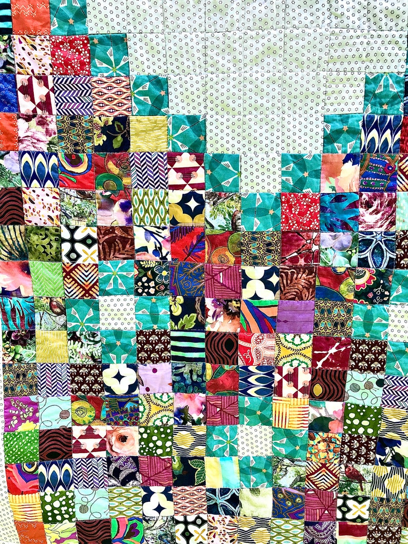 Happy Scrappy Lap Quilt - Etsy