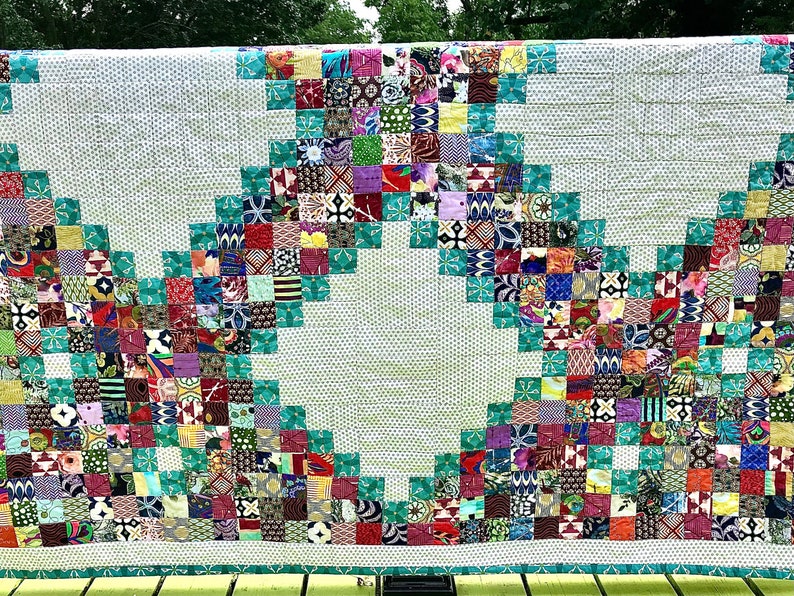 Happy Scrappy Lap Quilt - Etsy