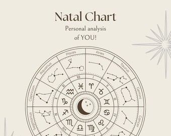 Natal Chart Reading Basic - Etsy