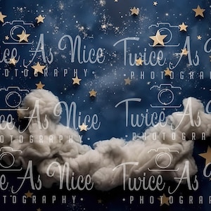 Digital Backdrop, moon digital background newborn, newborn boy, girl  backdrop newborn, newborn digital composite cloud and stars digital