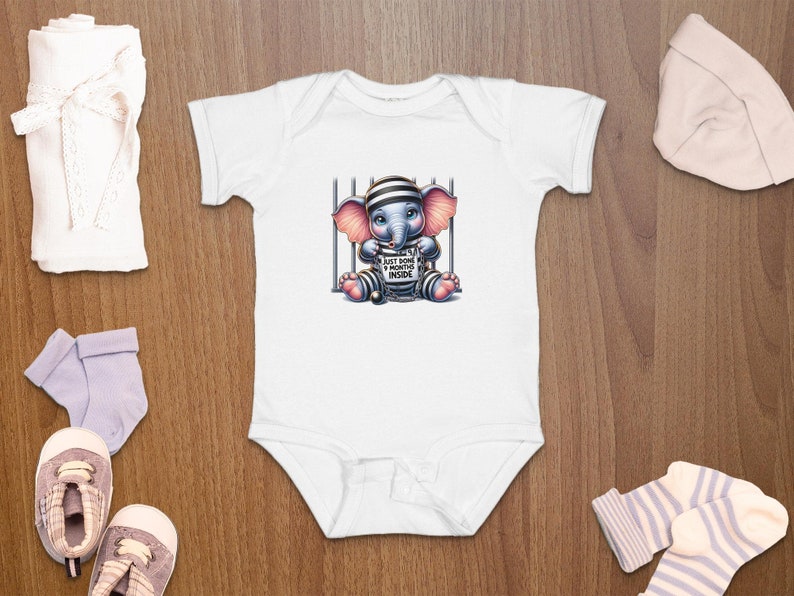 Just Done 9 Months Inside Svg, Cute Baby Bodysuit Design, Funny Newborn Digital Art, Infant onsie Png, Baby Shower Gift , Commercial use image 7