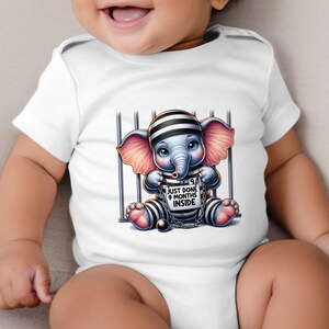 Just Done 9 Months Inside Svg, Cute Baby Bodysuit Design, Funny Newborn Digital Art, Infant onsie Png, Baby Shower Gift , Commercial use image 3
