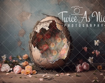 Vintage Fine Art Newborn Digital Backdrop, Easter newborn digital background, digital backdrop newborn, newborn backdrop, egg digital prop