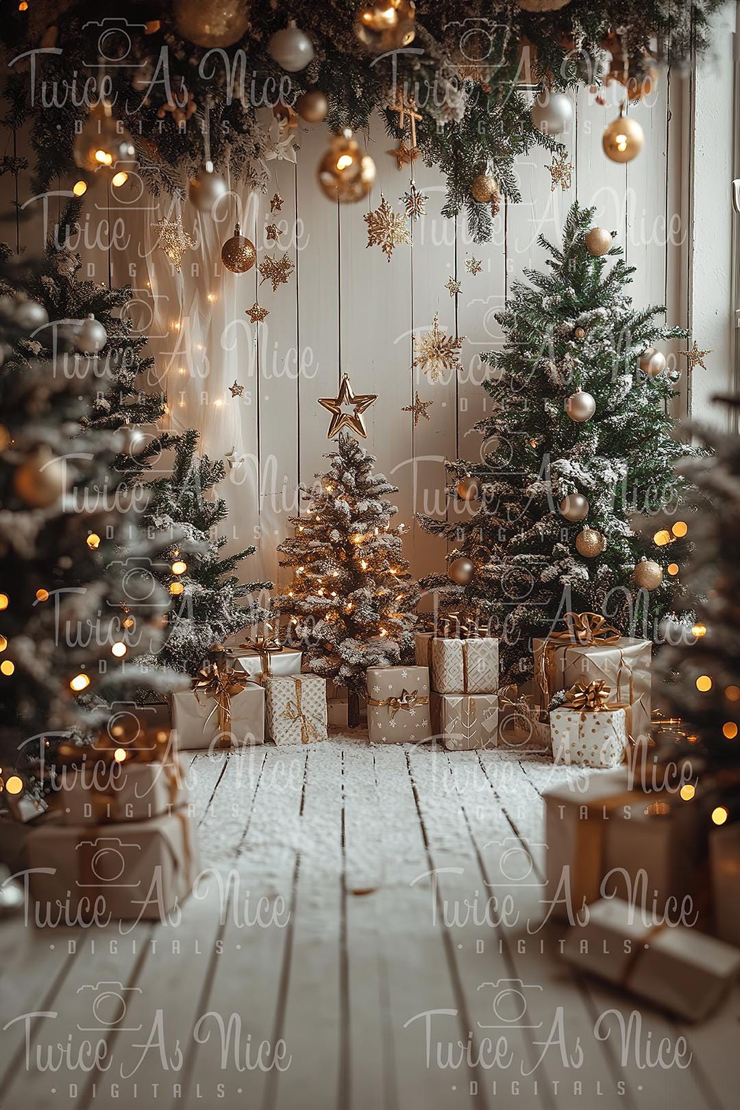 Christmas Digital Backdrop, Child Family, Newborn Digital Background ...