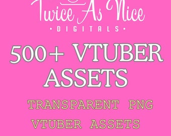 500+ Vtuber Assets Bundle, Vtuber Background, Vtuber Asset, Vtuber Overlay, Vtuber Cat,Baby Dragons  PngTuber And Vtuber Chair