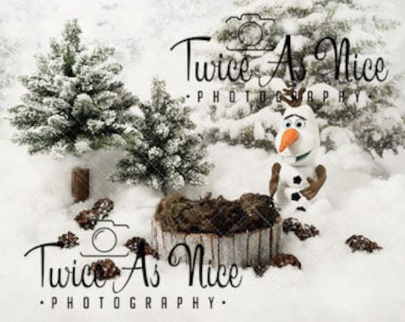 Newborn Christmas Digital Backdrop Newborn Winter Digital - Etsy