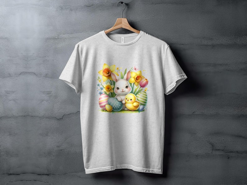 30 Easter Clipart Bundle, Cute Bunny and Egg SVG and PNG, Digital ...