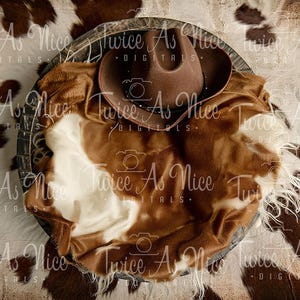 Newborn Digital Backdrop,  digital background newborn, digital, girl backdrop newborn, newborn digital composite digital, cowboy theme