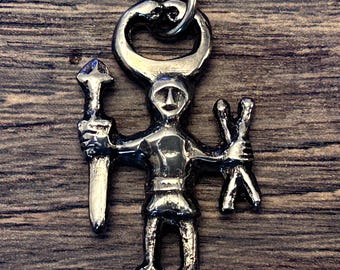 Ekhammar Viking Figure Pendant Necklace