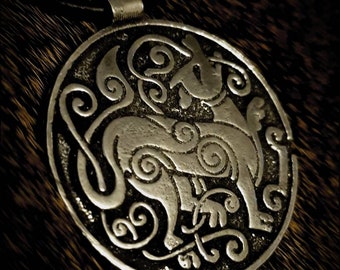Viking Fenrir Pendant Amulet
