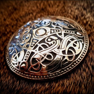Viking Bronze Brooch Pin