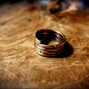 Viking Bronze Coiled Ring