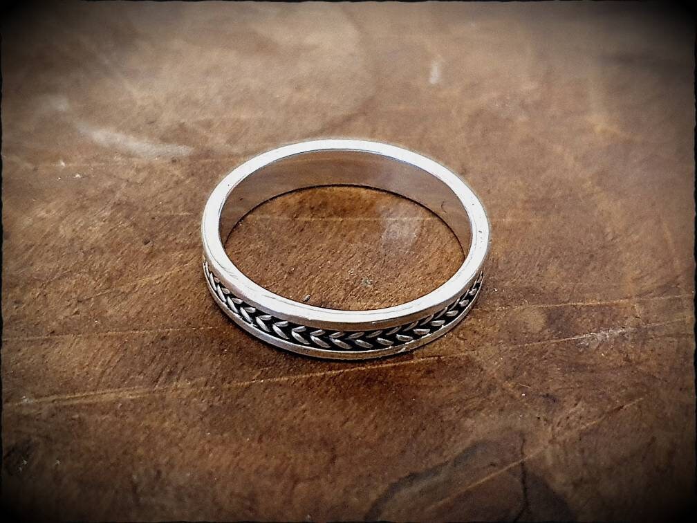 Sterling Silver Viking Ring - Etsy