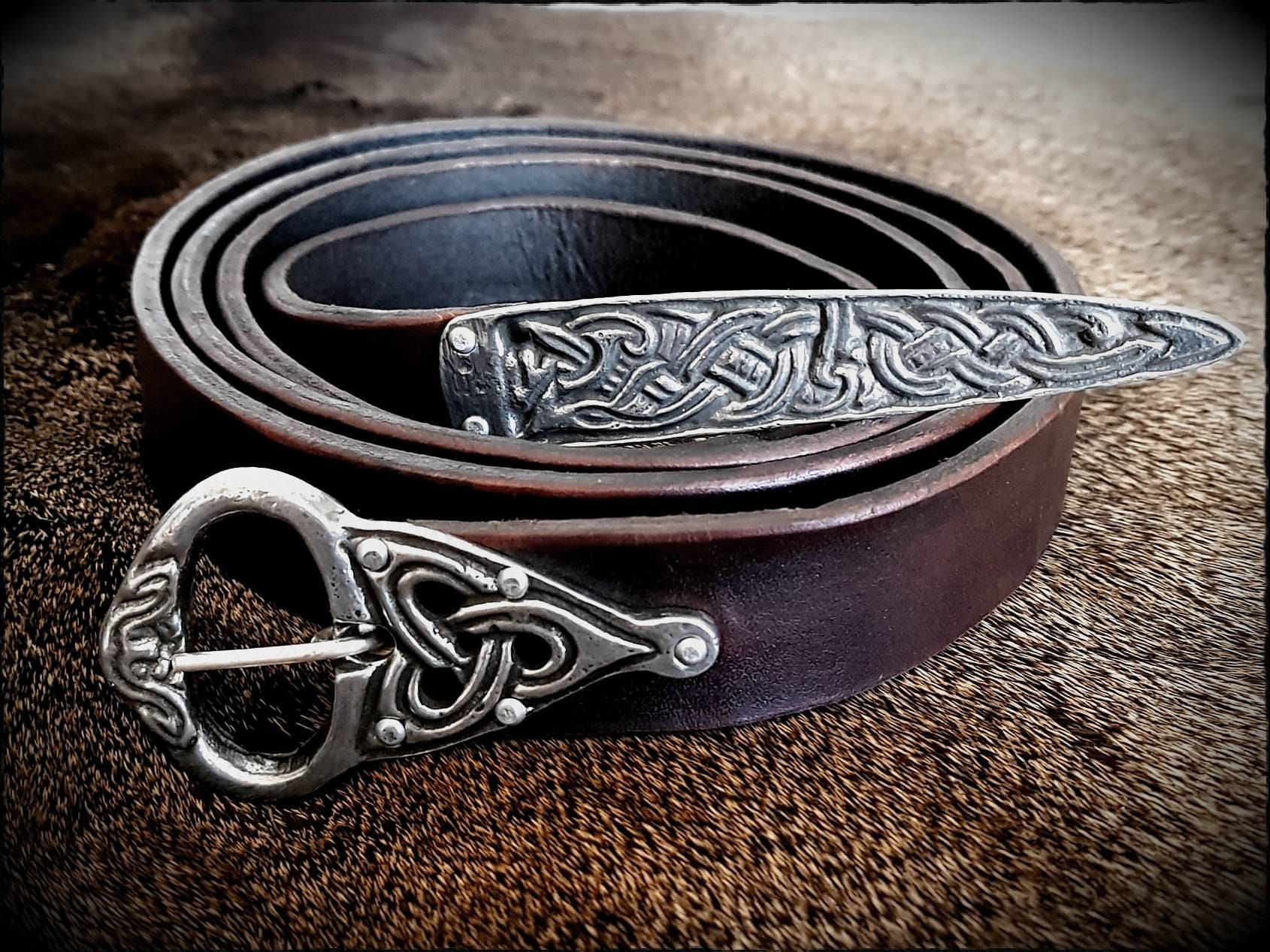 CELTIC ROPE BELT Sage