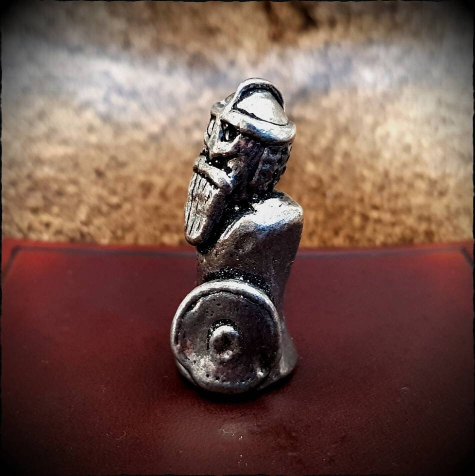 Cast Tyr Figure Statue in Pewter Metal Etsy