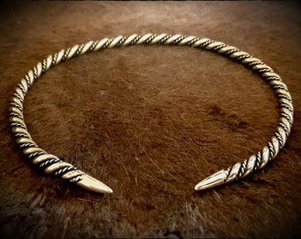 Torque Viking celtique en bronze