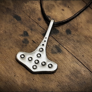 Flekstad Mjolnir Thors Hammer Pendant in Pewter, Bronze or Silver