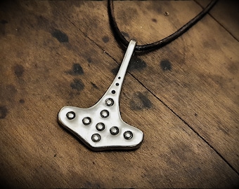 Flekstad Mjolnir Thors Hammer Pendant in Pewter, Bronze or Silver