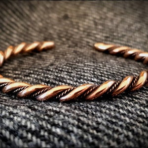 Viking Norse Celtic Saxon Bronze Twisted Bracelet Armring