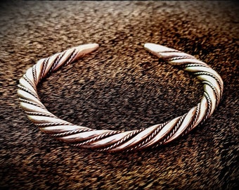 Viking Bronze Twisted Bracelet Arm Ring