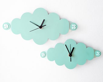 Floating Cloud Acrylic Wall Clock
