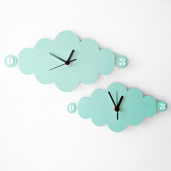 Floating Cloud Acrylic Wall Clock