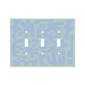 Matisse Abstract Triple Switch Plate Cover