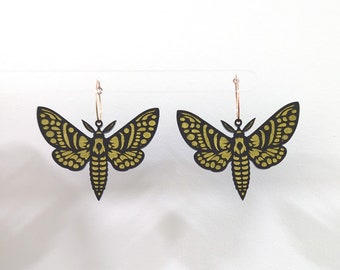 Hawk Moth Earrings