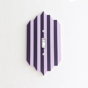 Art Deco 3D Illusion Light Switch Plate Cover  - Multiple Options