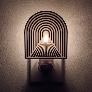 Light at the End of the Tunnel Mirrored Acrylic Night Light