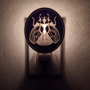 Beetle Bronze Mirror Acrylic Night Light
