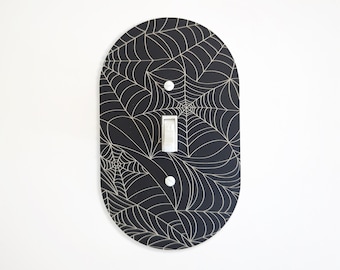 Cubierta de placa de interruptor con telarañas (varias opciones)