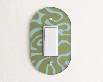 Groovy Tiger Stripe Light Switch and Outlet Plate Covers  - Multiple Options