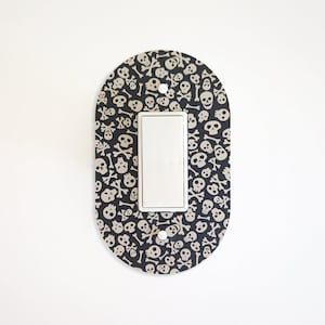 Skulls and Crossbones Switch Plate Cover  - Multiple Options