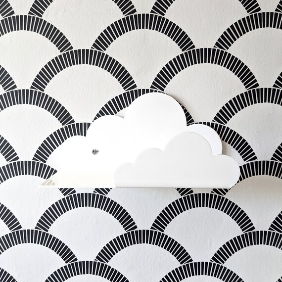 Cloud Shelf, Acrylic Skincare Floating Shelf, Wall Mounted Shower