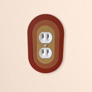 Retro Oval Outlet Cover  - Multiple Options